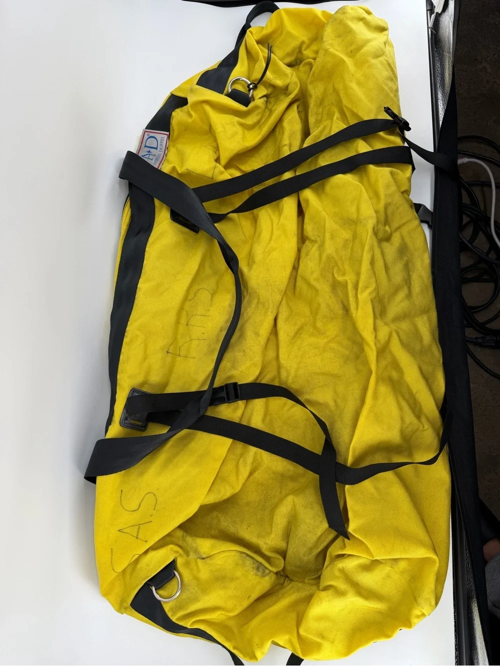 Best American Duffel (BAD) DUFFEL BAG Yellow 33x16x16